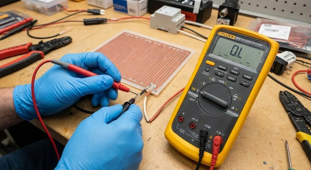A simple resistance check confirms if the internal circuit is intact.