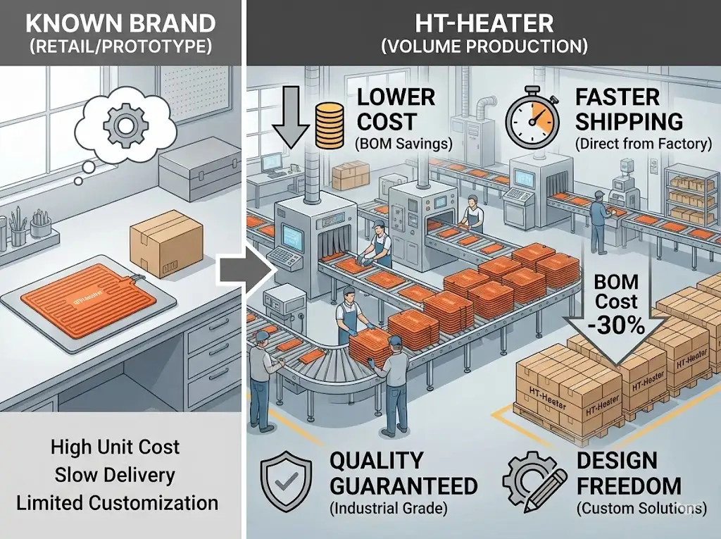 The transition from prototyping to mass production requires a shift in supply chain strategy.