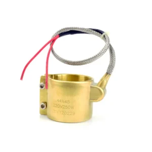 Brass Nozzle Heater with Built-In Thermocouple Precision Hot Runner Heating