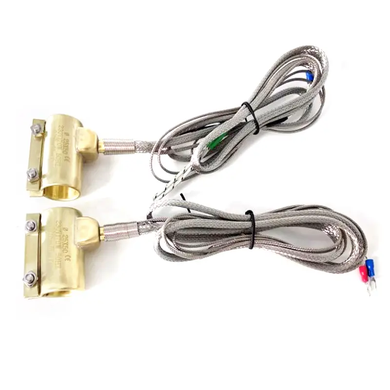 Brass Nozzle Heater with Built-In Thermocouple Precision Hot Runner Heating (5)