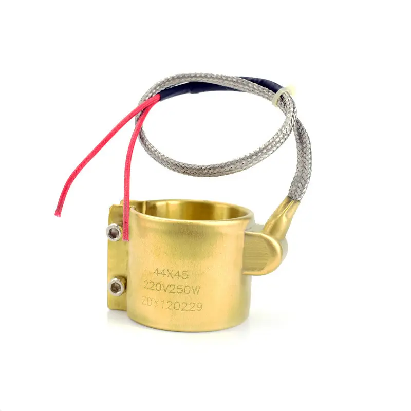 Brass Nozzle Heater with Built-In Thermocouple Precision Hot Runner Heating