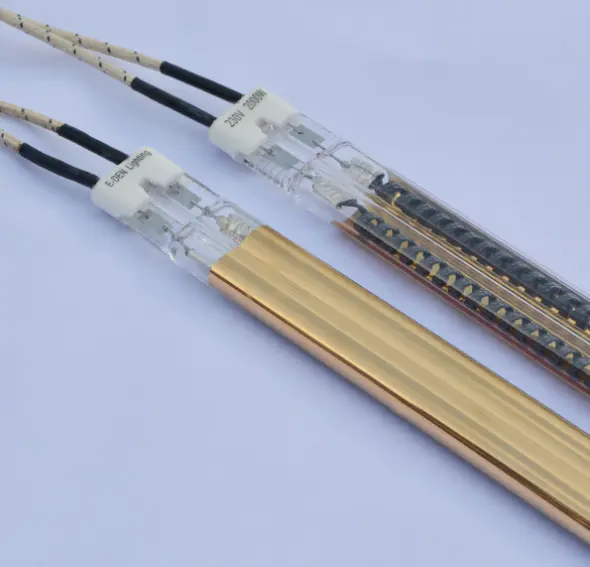 Carbon Fiber Twin Tube Medium Wave Infrared Heater