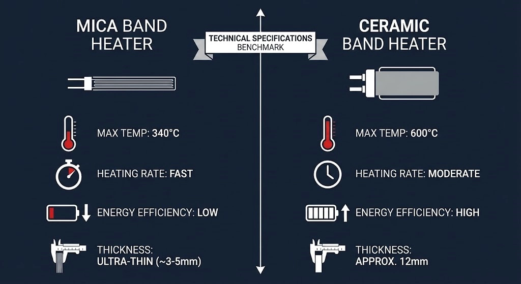 Ceramic vs Mica Band Heaters