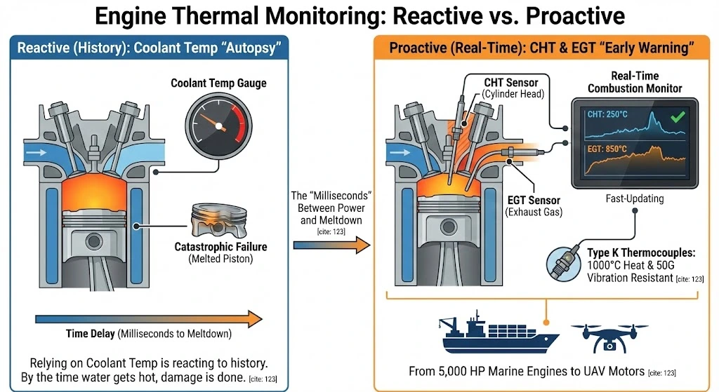 Cylinder Head (CHT) & Exhaust Gas Temperature (EGT) Sensors