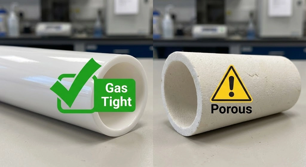 Difference between Alumina C799 and Mullite C610 ceramic protection tubes.