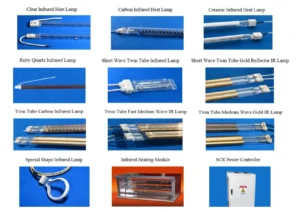 quartz infrared heater various types