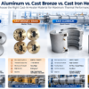 Cast  Aluminum vs. Cast Bronze vs. Cast Iron Heaters: Material Selection Guide