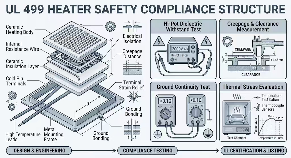 UL 499 HEATER SAFETY COMPLIANCE STRUCTURE