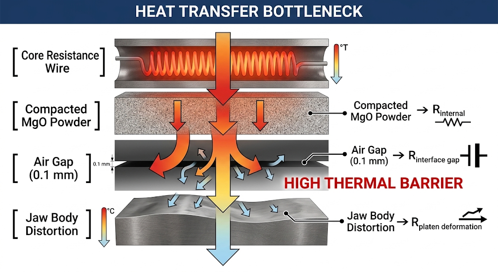 cast bronze sealing jaw heater