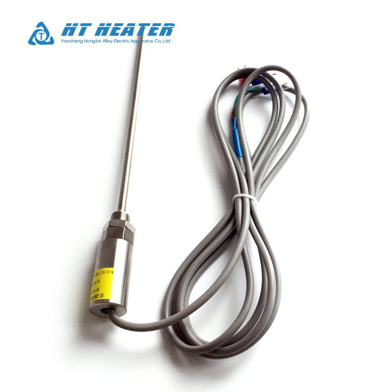 3 Wire Fixed Threaded Pt100 Temperature Sensor
