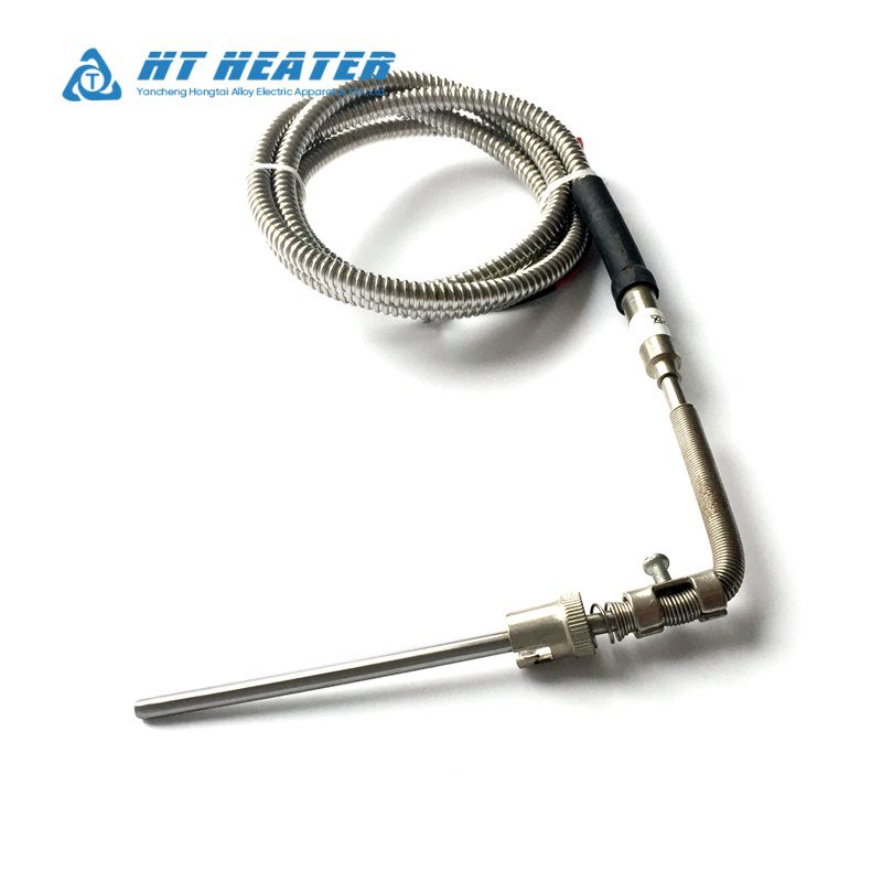 Adjustable Spring Bayonet Right Angle Thermocouple