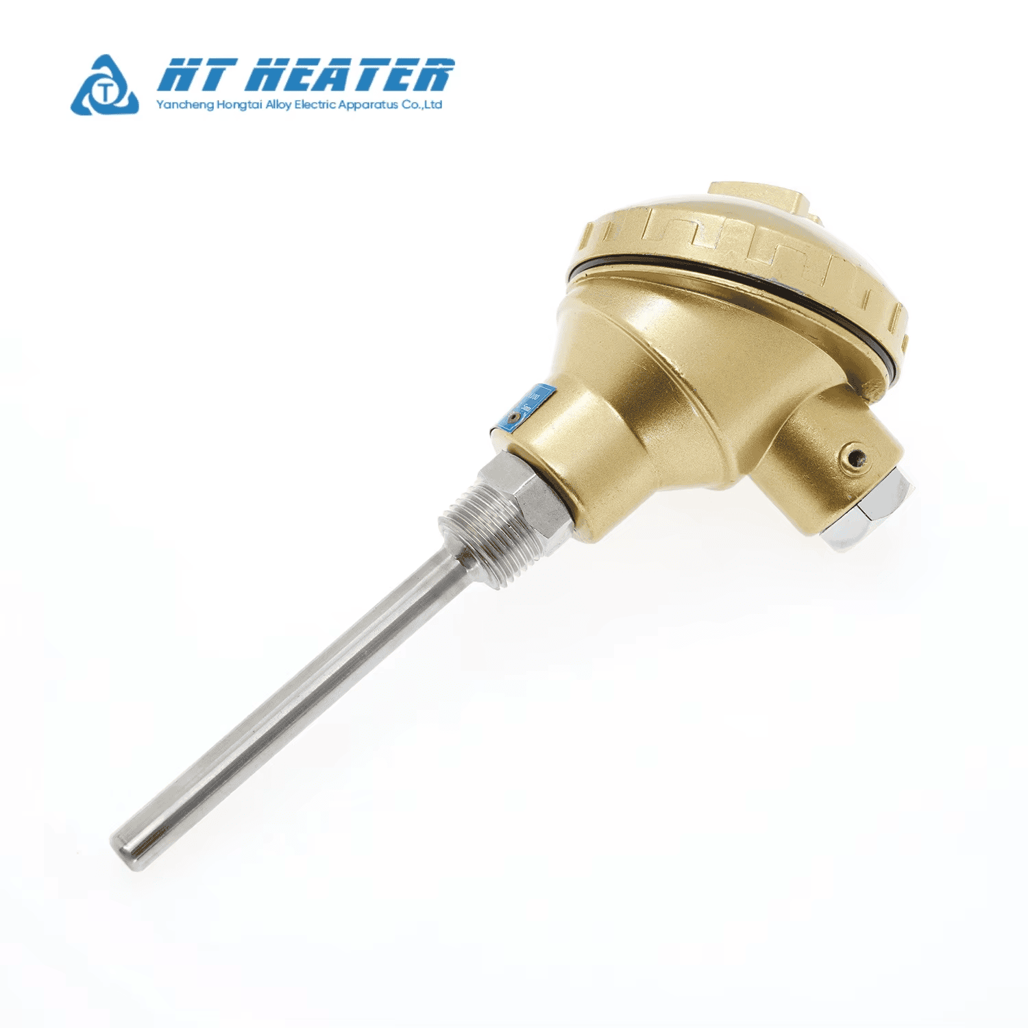 Brass Head Screw Threaded Pt100 Thermocouple