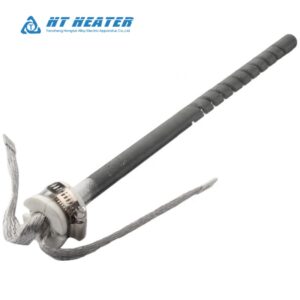 Custom Spiral SiC Heating Rod with Clamp for 1400C Kiln