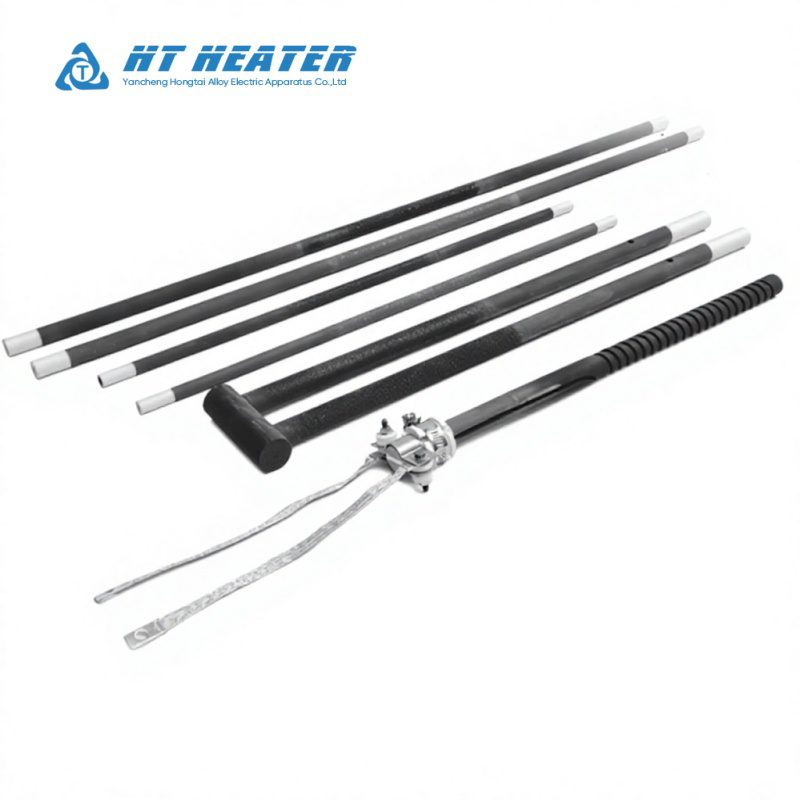 Custom Straight U W Shape Sic Heating Rods
