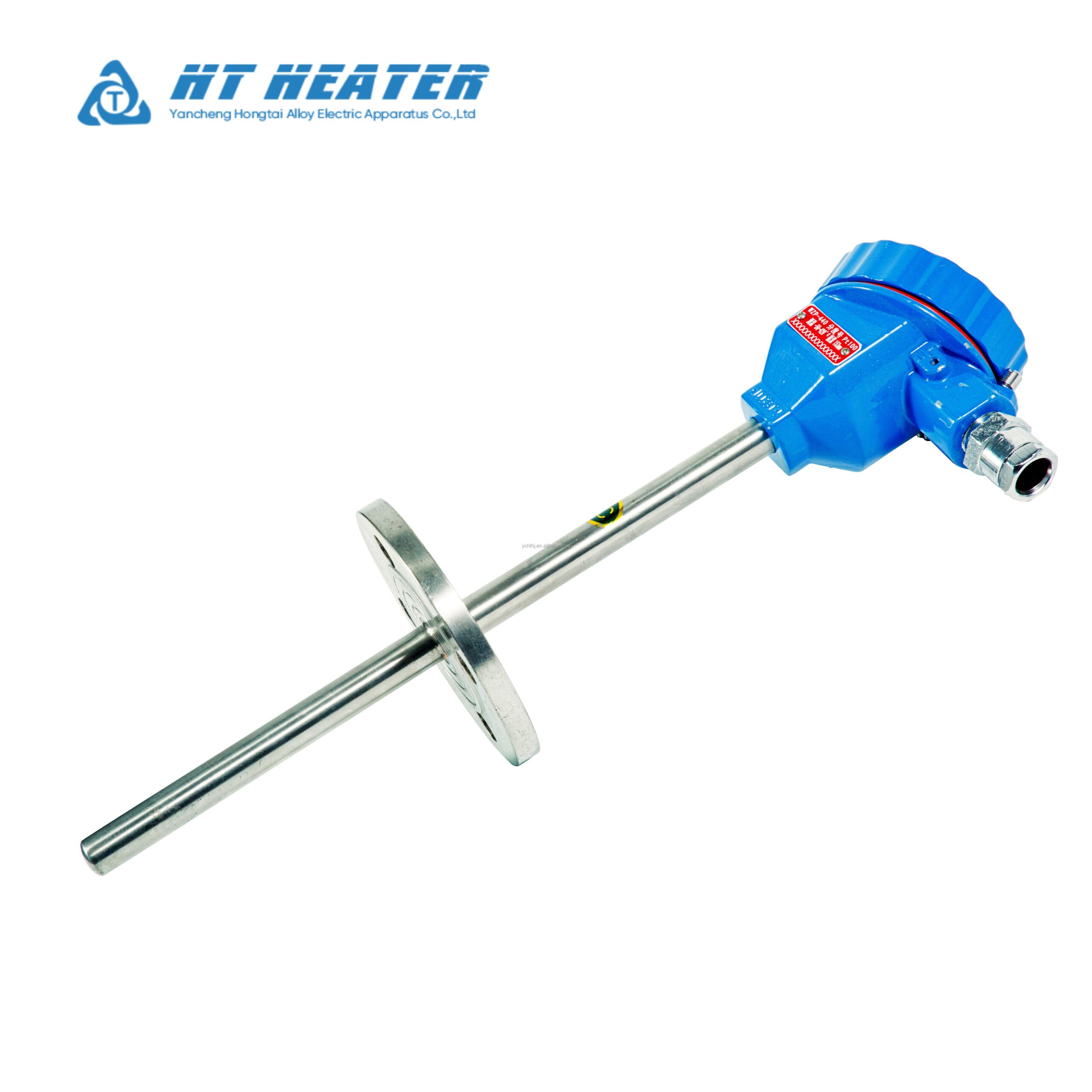 Flange Mounted Industrial Pt100 Temperature Probe