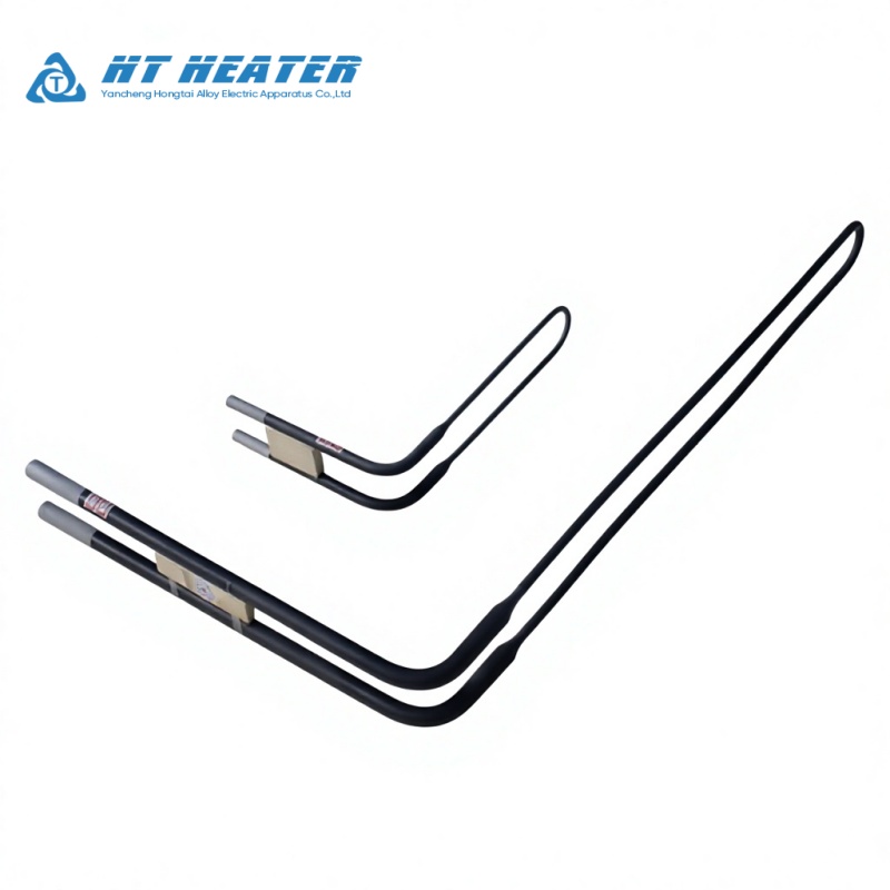High Temp 1800C L Shape MoSi2 Furnace Heating Element