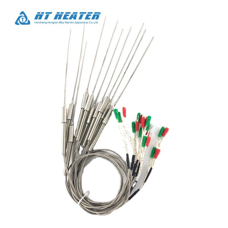 Straight Tube Probe Type K Thermocouple Sensor