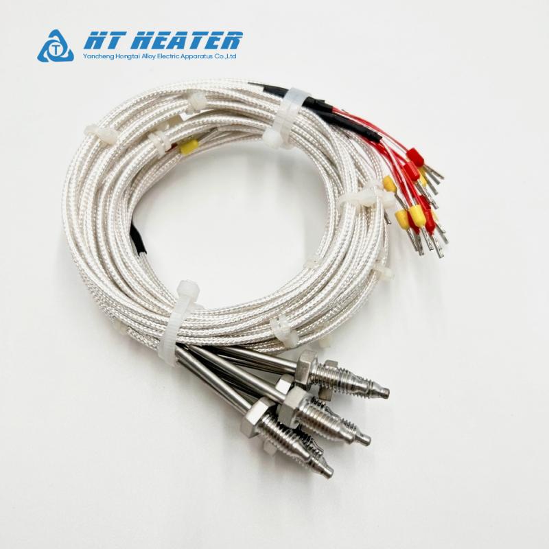 M6 Screw Thread K Type Thermocouple Sensor Probe