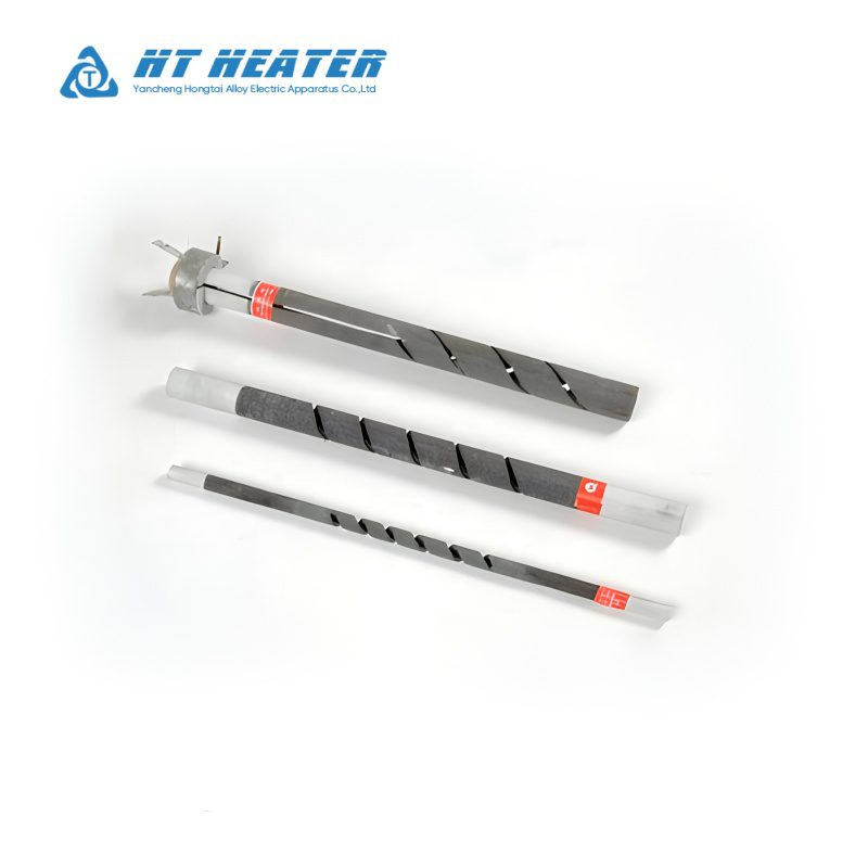 Spiral SiC Rod Heating Element with Clamp for 1400C
