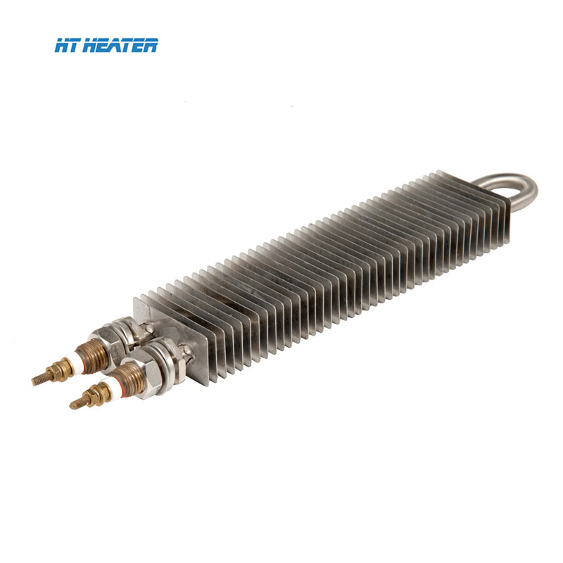 Square finned tubular heater