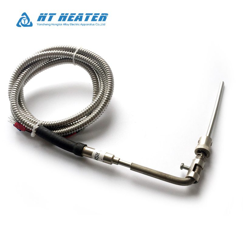 Stainless Steel Right Angle Bayonet Thermocouple Sensor