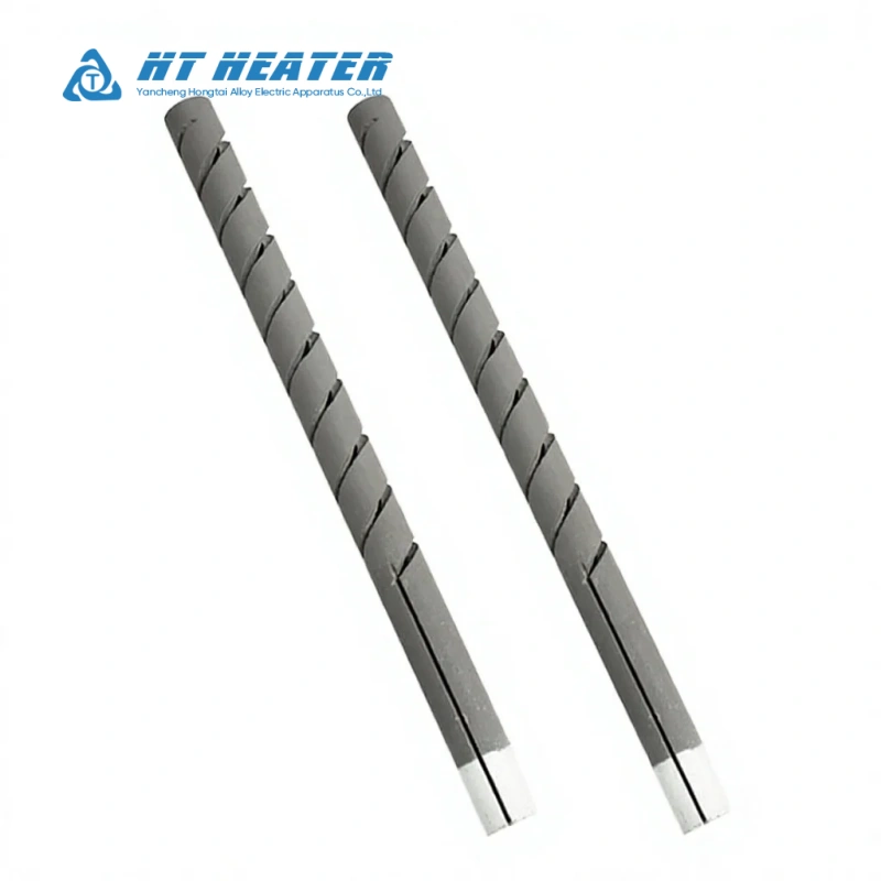 Straight & Spiral 1400C SiC Elements for Electric Kilns