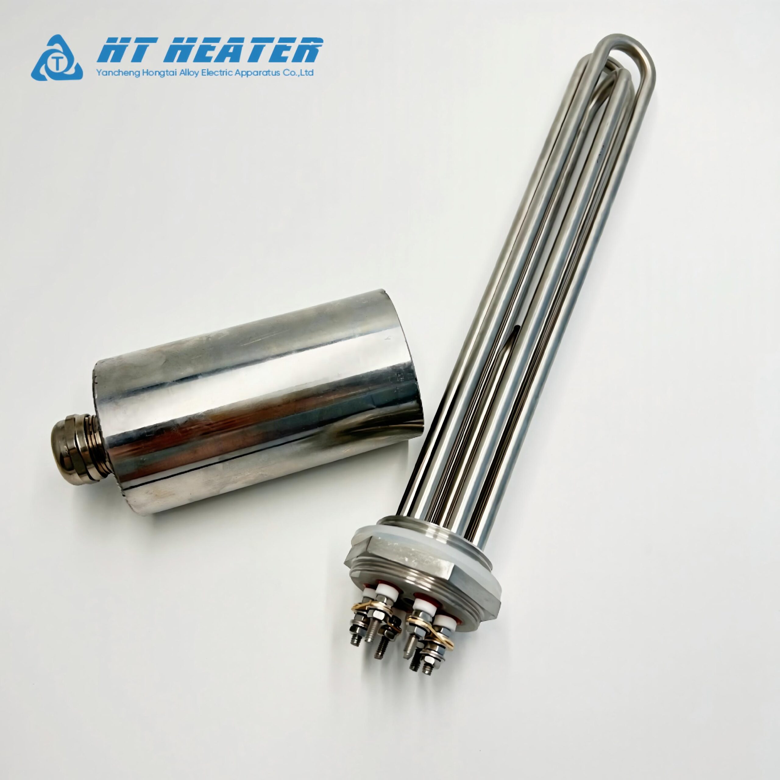 Industrial 2 BSP Screw Plug Immersion Heater with Thermowell