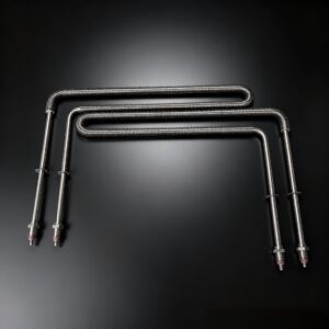 Industrial 220V 3KW L Shape Finned Tubular Air Heater