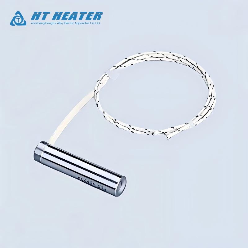 Industrial Right Angle Cartridge Heater With Metal Braid