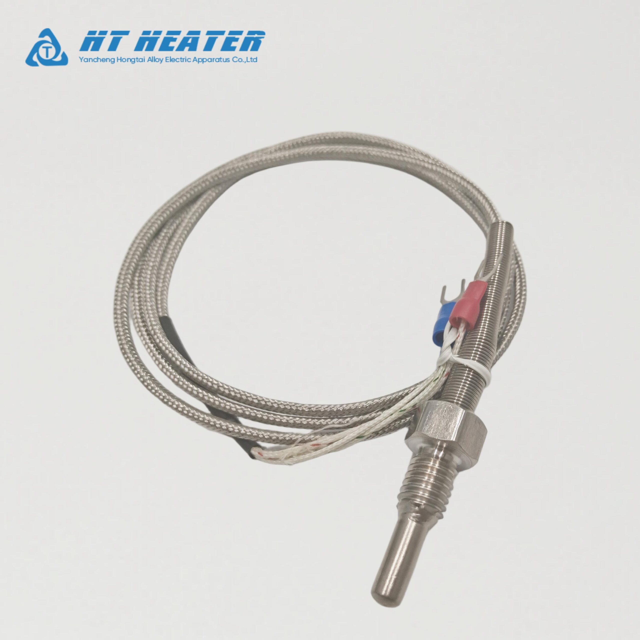 Screw-in Temperature Sensor with SS Braided Wire