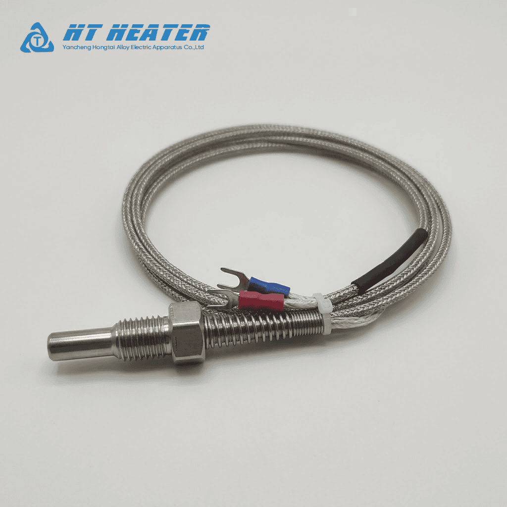 Stainless Steel Probe Thermocouple with Fork Terminal