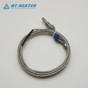 Threaded K-Type Thermocouple Sensor Probe 0-400C